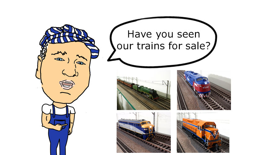 Check out our trains for Sale!